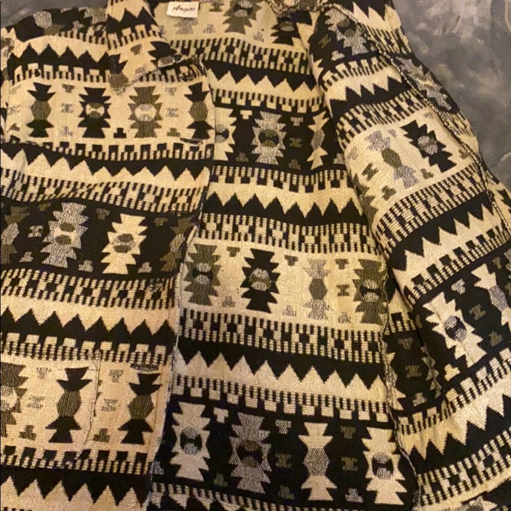 Printed Button Down Jacket - image 6